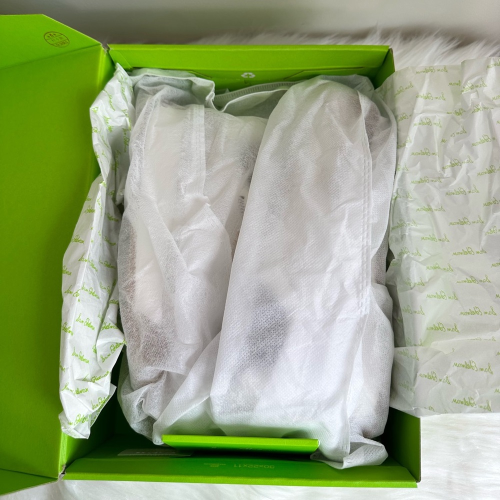 NIB Sam Edelman Layla Suede and Nylon Fashion Sneakers White Multi size 7.5 - Picture 14 of 16